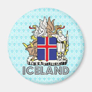 Iceland Coat of Arms Magnet