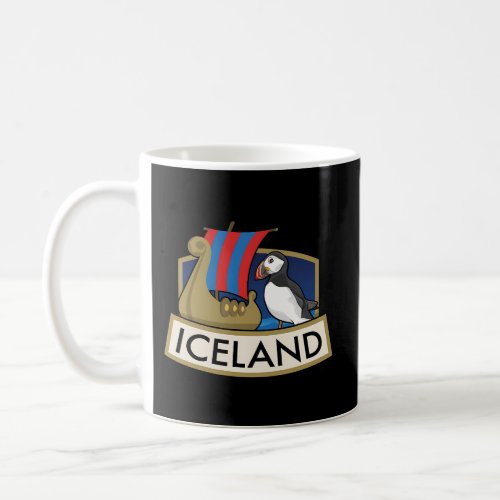 Iceland Country Puffin Vacation Coffee Mug