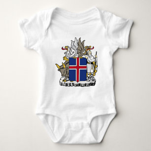 iceland emblem baby bodysuit