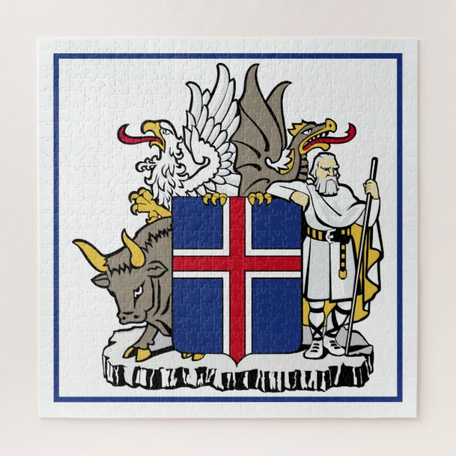 iceland emblem jigsaw puzzle (Vertical)