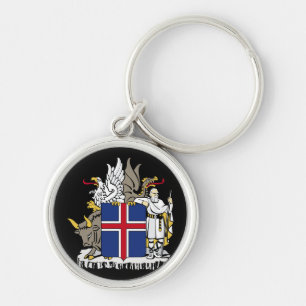 iceland emblem keychain
