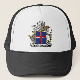 iceland emblem trucker hat