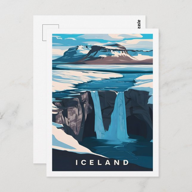 Iceland Famous Travel Place Postcard (Front/Back)