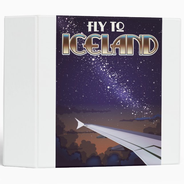 Iceland fight poster 3 ring binder (Front/Spine)