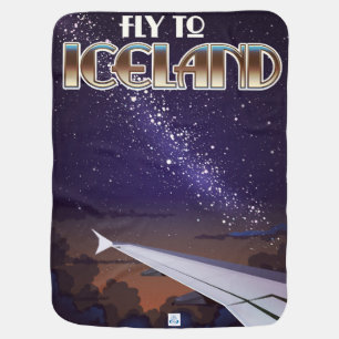 Iceland fight poster baby blanket