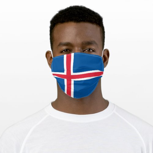 Iceland Flag Adult Cloth Face Mask