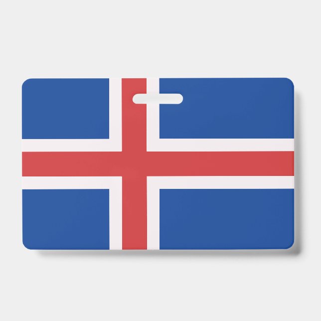 Iceland flag badge (Front)