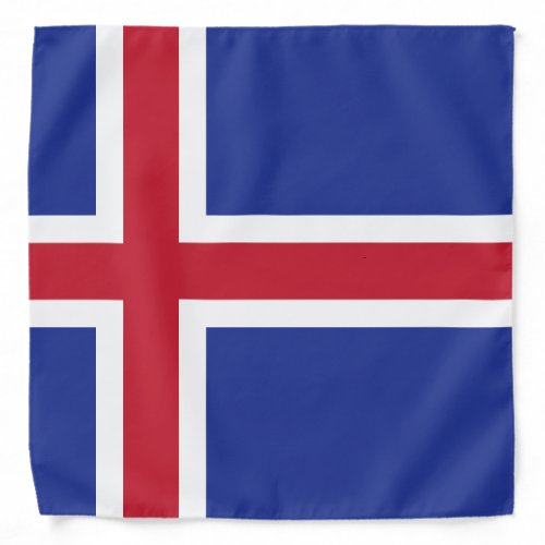 Iceland Flag Bandana