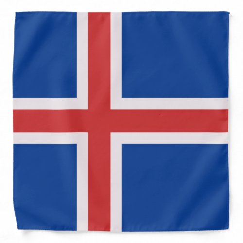 Iceland flag bandana