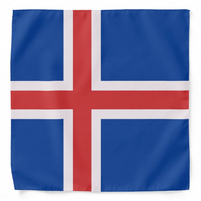 Iceland flag bandana (Front)