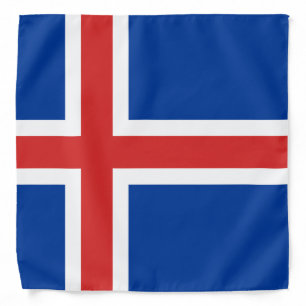 Iceland Flag Bandana