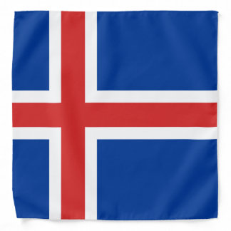 Iceland Flag Bandana