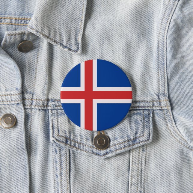 Iceland flag button (In Situ)