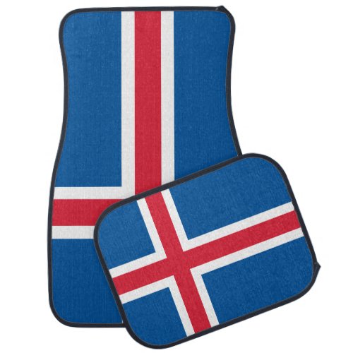 Iceland Flag Car Floor Mat