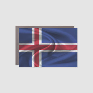 Iceland Flag Car Magnet