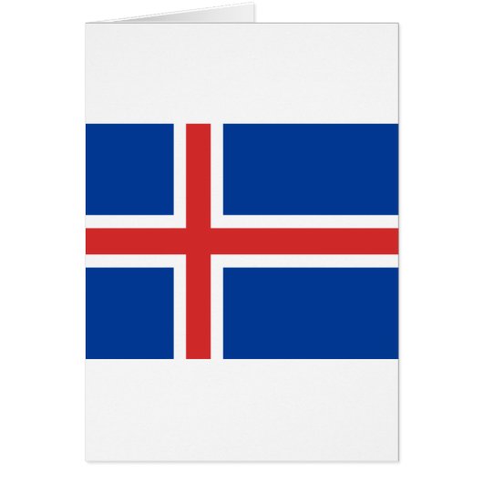 Iceland flag cards (Front)