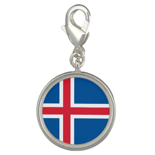 Iceland Flag Charm (Front)