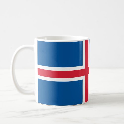 Iceland flag  coffee mug