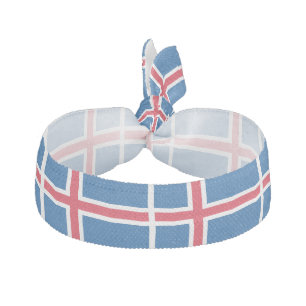Iceland Flag Elastic Hair Tie