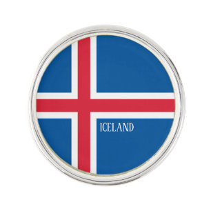 Iceland Flag Elegant Patriotic Lapel Pin