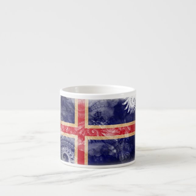 Iceland Flag Espresso Cup (Front)