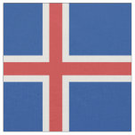 Iceland flag fabric