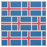 Iceland Flag Fabric