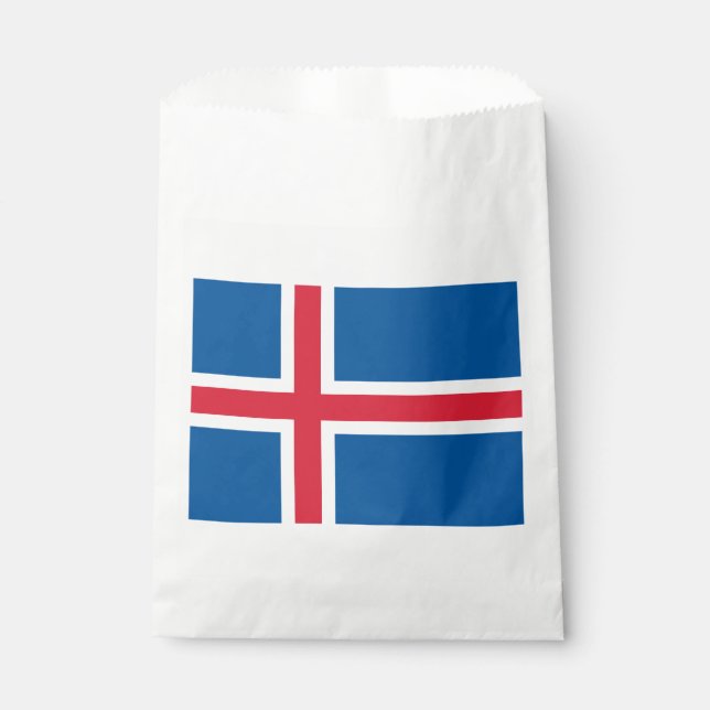 Iceland Flag Favor Bag (Front)
