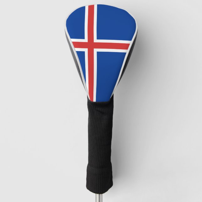 Iceland Flag Golf Head Cover (Front)