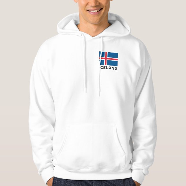 Iceland Flag Hoodie (Front)