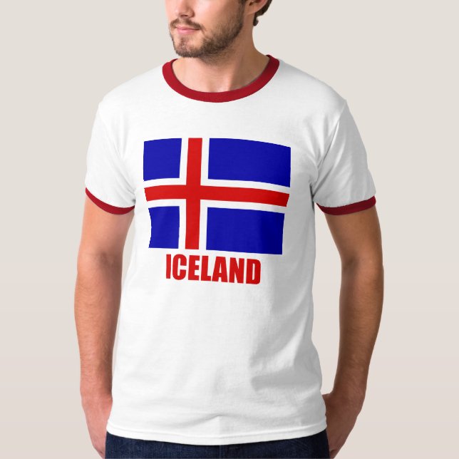 iceland_flag_iceland10x10 T-Shirt (Front)