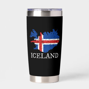 Iceland Flag Insulated Tumbler