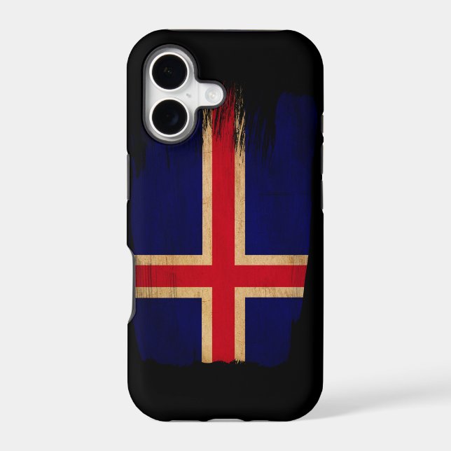 Iceland Flag Iphone Case (Back)