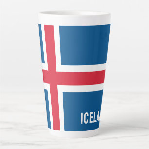 Iceland Flag Latte Mug