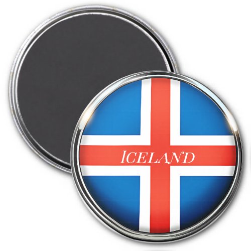 Iceland flag magnet