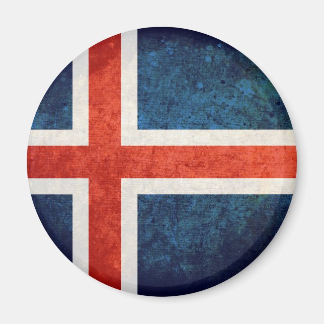Iceland Flag Magnet (Front)