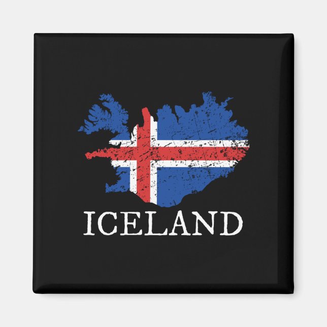 Iceland Flag Magnet (Front)