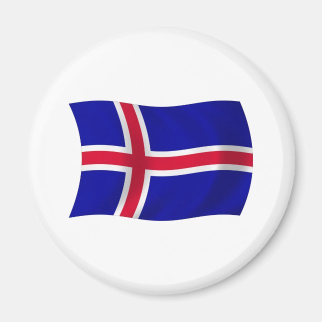 Iceland Flag Magnet (Front)