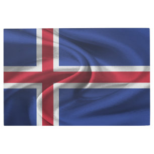Iceland Flag Metal Print