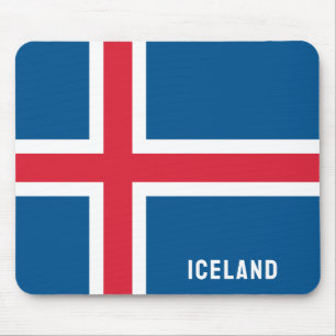 Iceland Flag Mouse Pad
