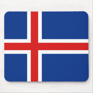 Iceland Flag Mousepad