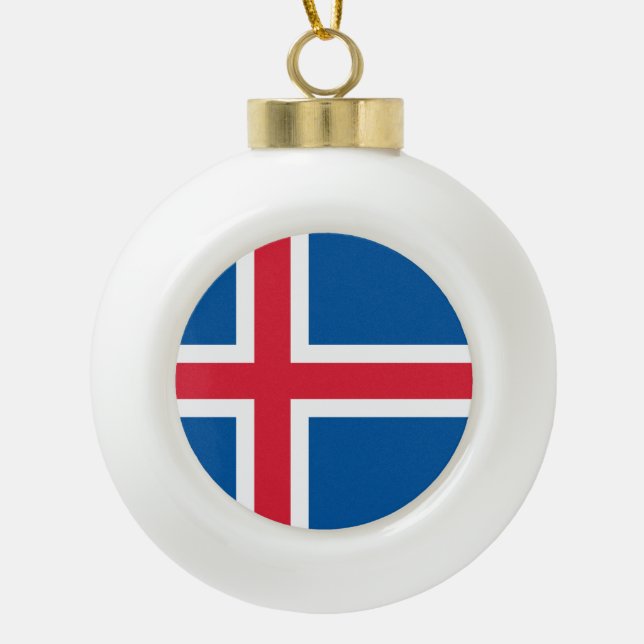 Iceland flag - ornament (Front)