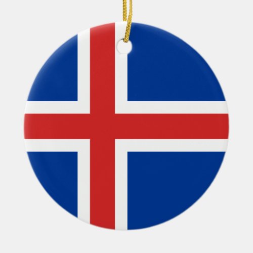 Iceland Flag Ornament