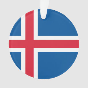 Iceland flag - ornament