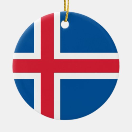 Iceland flag _ ornament