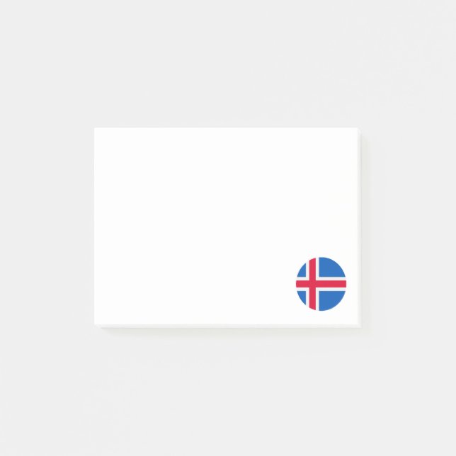 Iceland Flag Post-it Notes (Front)