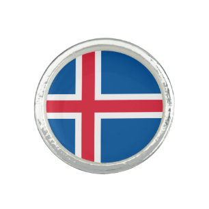 Iceland Flag Ring