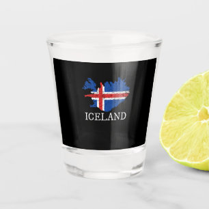 Iceland Flag Shot Glass
