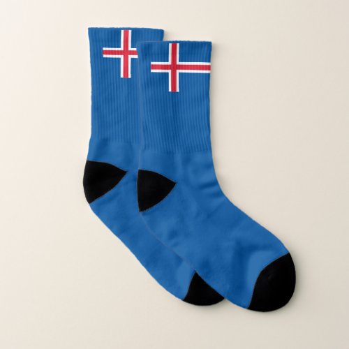Iceland flag  socks