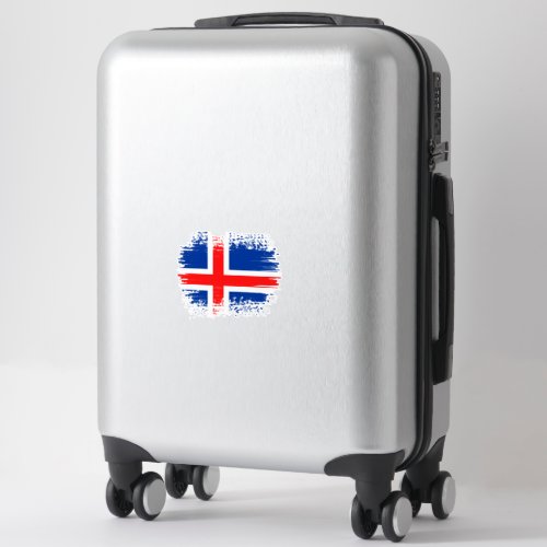 Iceland flag sticker